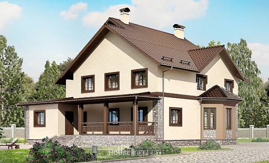 265-003-L Two Story House Plans, modern Design House | Проекты домов от House Expert