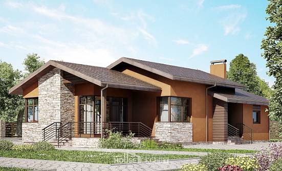 130-007-R One Story House Plans, a simple Timber Frame Houses Plans | Проекты домов от House Expert