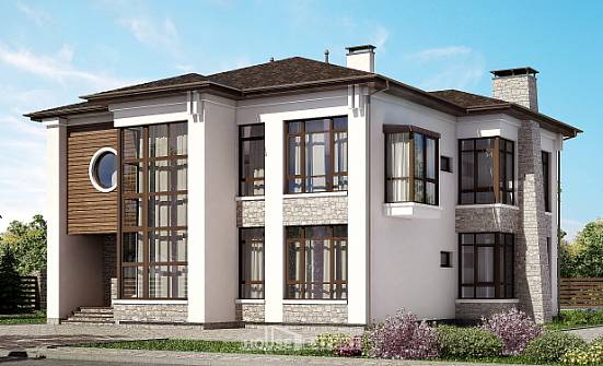 300-005-R Two Story House Plans, modern Cottages Plans | Проекты домов от House Expert