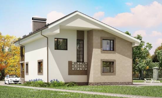 210-003-R Two Story House Plans with mansard roof, best house House Building | Проекты домов от House Expert