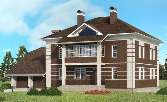 505-002-L Three Story House Plans with garage under, luxury House Plans | Проекты домов от House Expert