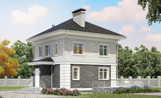 090-003-R Two Story House Plans, cozy House Building | Проекты домов от House Expert