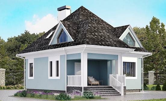 110-001-L Two Story House Plans with mansard, cozy Ranch | Проекты домов от House Expert