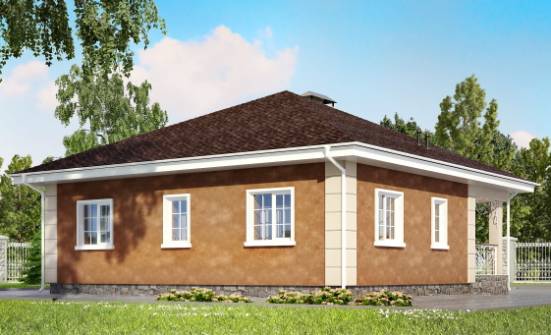 100-001-L One Story House Plans, small Home Blueprints | Проекты домов от House Expert