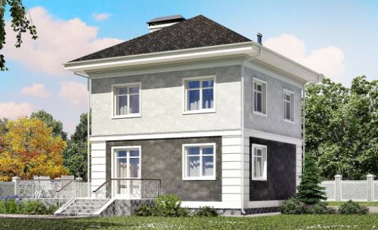 090-003-R Two Story House Plans, cozy House Building | Проекты домов от House Expert