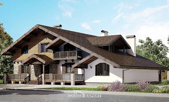 320-002-R Two Story House Plans with mansard roof, beautiful Design House | Проекты домов от House Expert